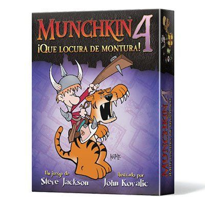 Juego Familiar - Munchkin 4: ¡Qué Locura de Montura! (Expansión)-0