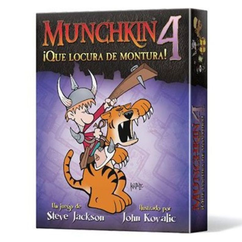 Juego Familiar - Munchkin 4: ¡Qué Locura de Montura! (Expansión)-2