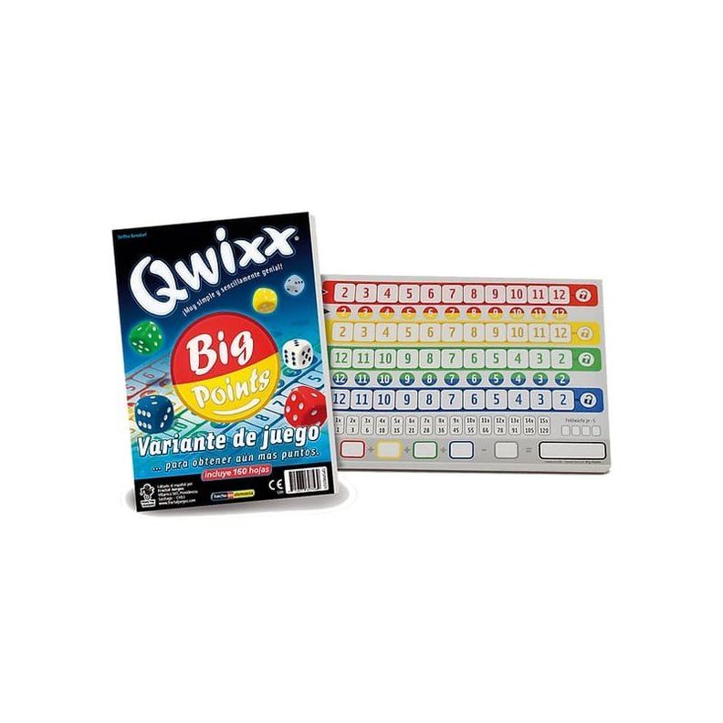 Juego de Mesa  Qwixx Big Points (Expansión)-1