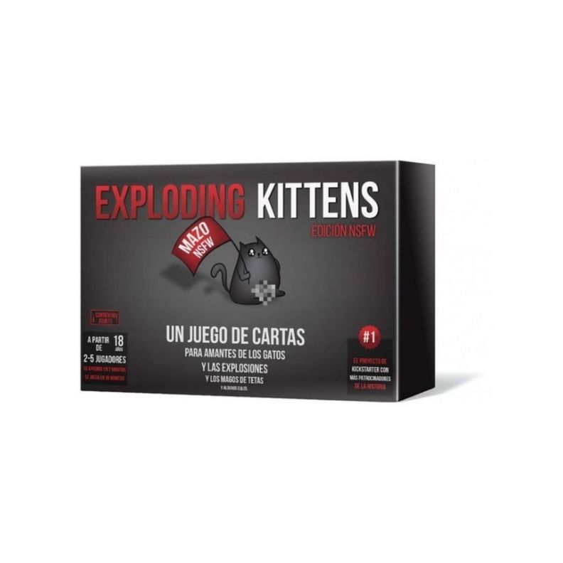 Juego de Mesa  Exploding Kittens NSFW (solo Adultos)-0