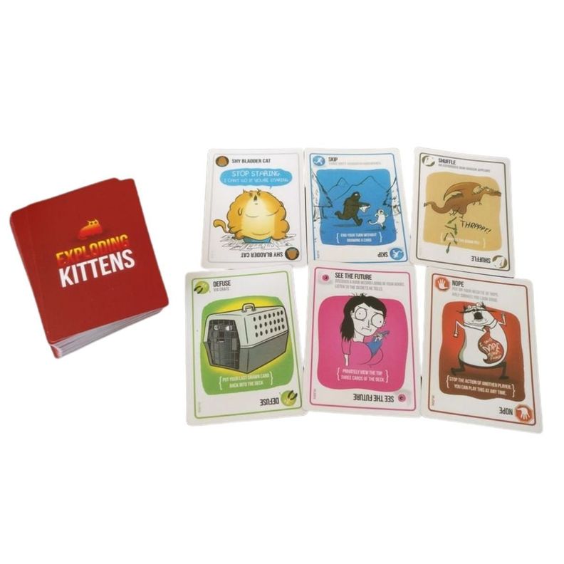 Juego de Mesa  Exploding Kittens NSFW (solo Adultos)-1