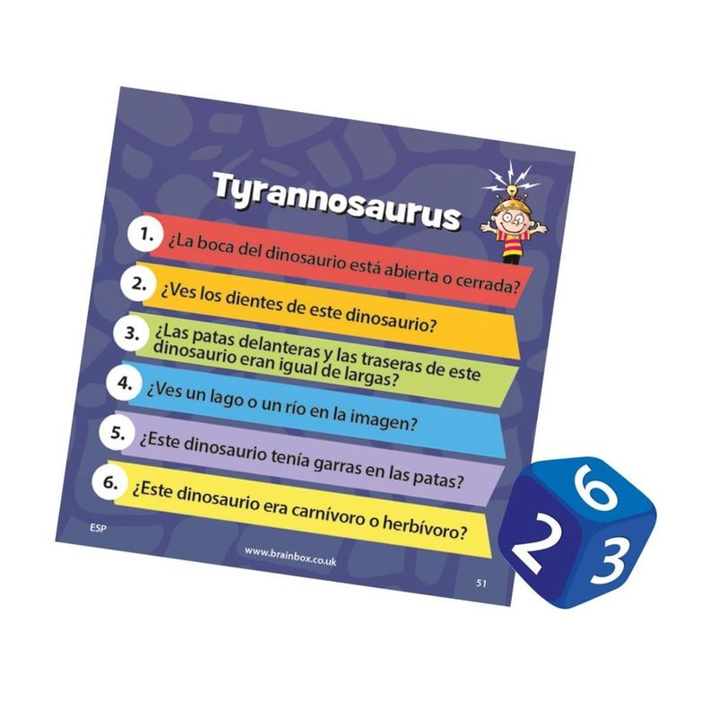 Juego Familiar - Brainbox Dinosaurios-2