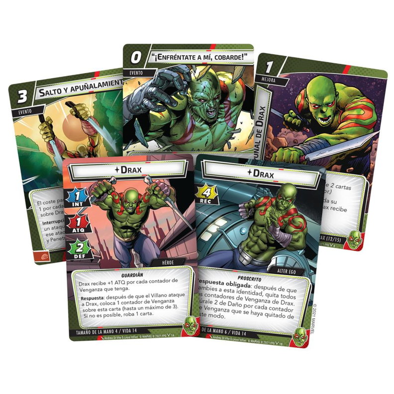 Juego de Mesa - Marvel Champions: Drax (Expansión)-1
