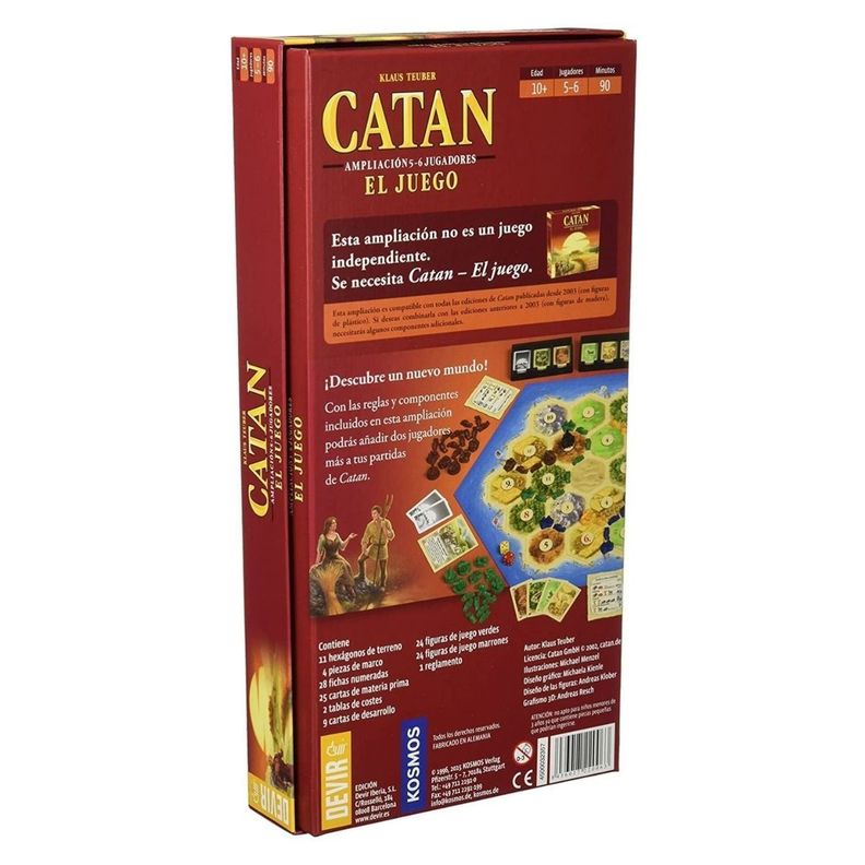 Juego de Mesa  Catan Expansión 5-6 jugadores-2