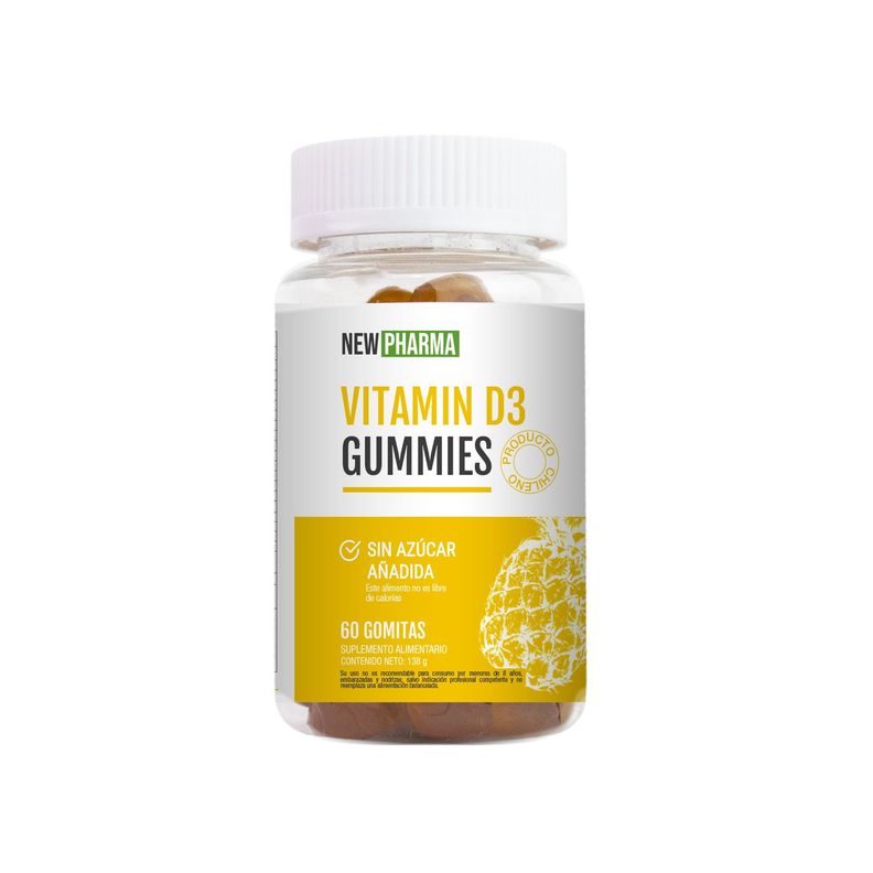 Vitamina D3 - Gomitas 60 Unidades-0
