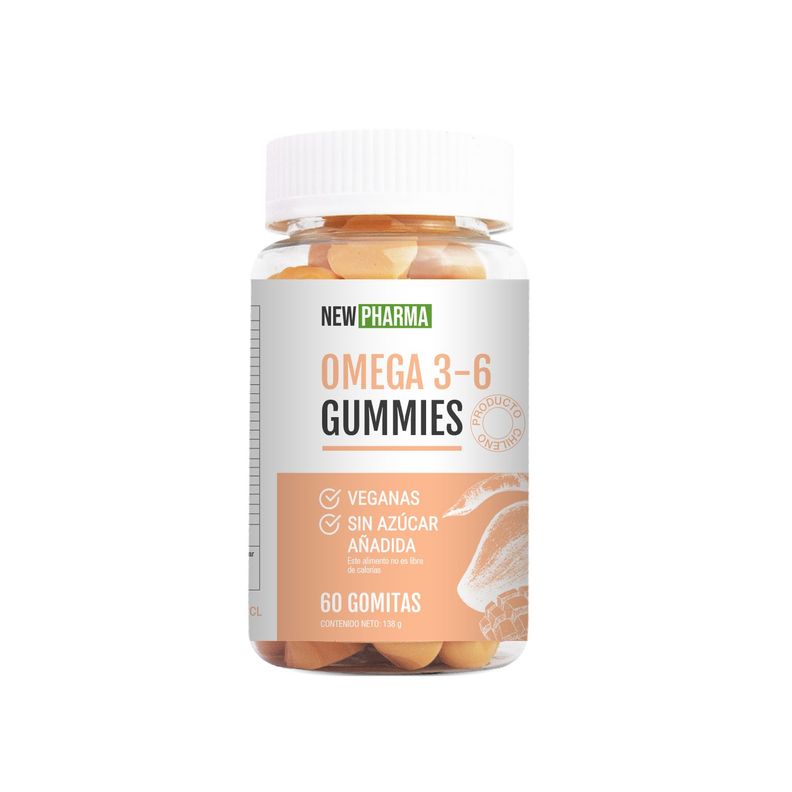 Omega 3-6 - Gomitas 60 Unidades-0