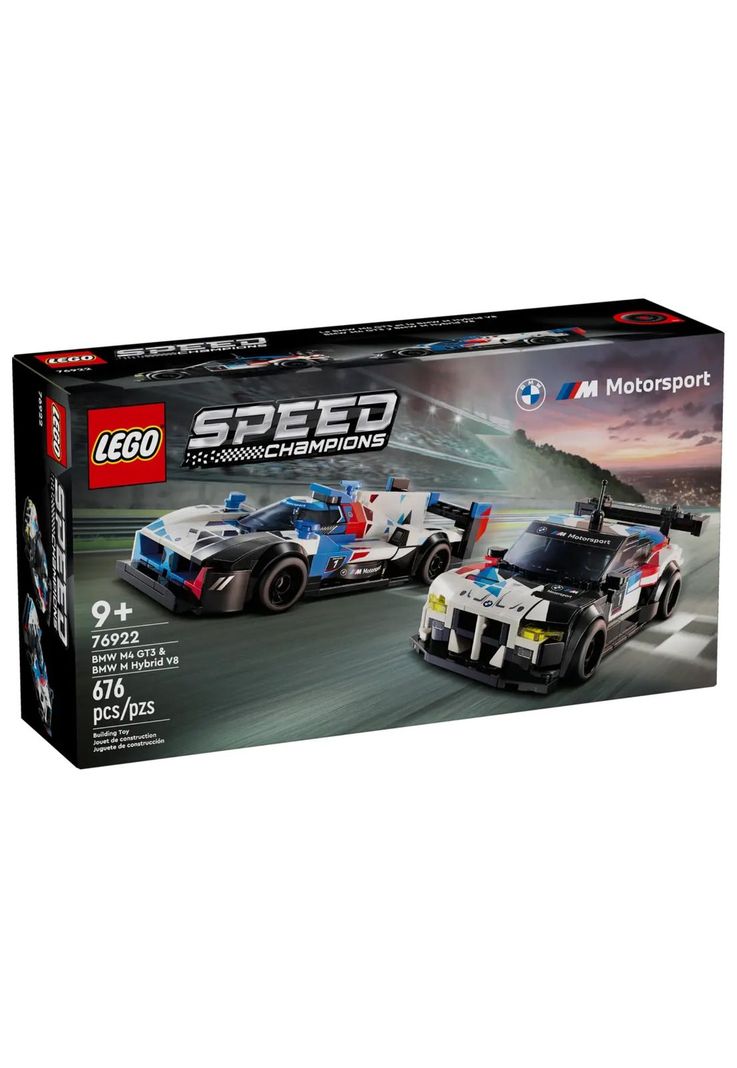 Lego Autos de Carreras BMW M4 GT3 y BMW M Hybrid V8 (76922)-0