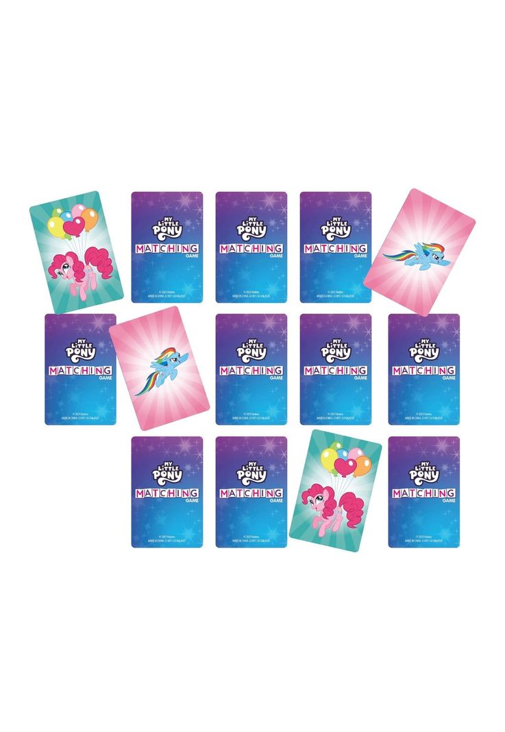 Juego de Memoria: My Little Pony (memorice)-1