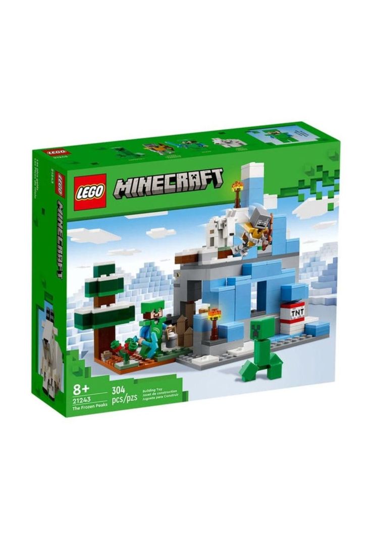 Lego Minecraft Montañas De Hielo-0