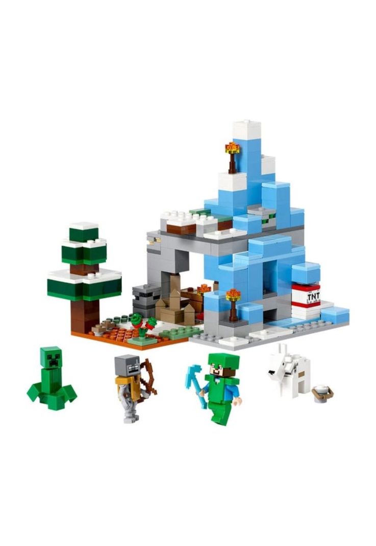 Lego Minecraft Montañas De Hielo-1
