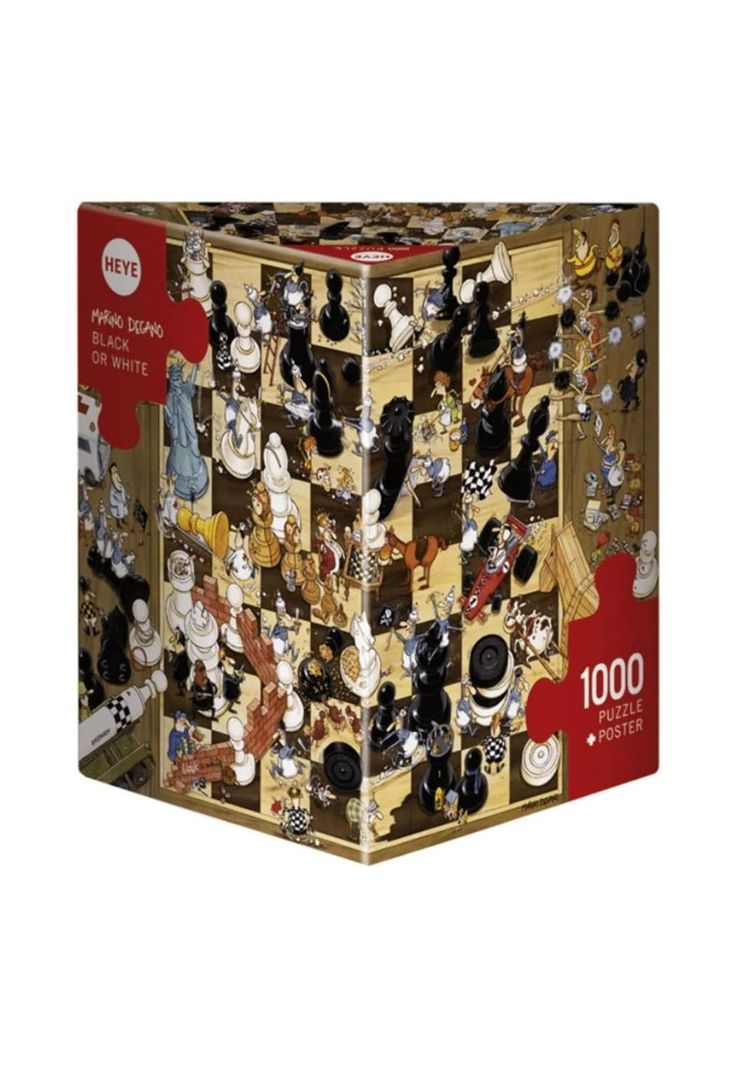 Puzzle Heye 1000 - Black or White-0