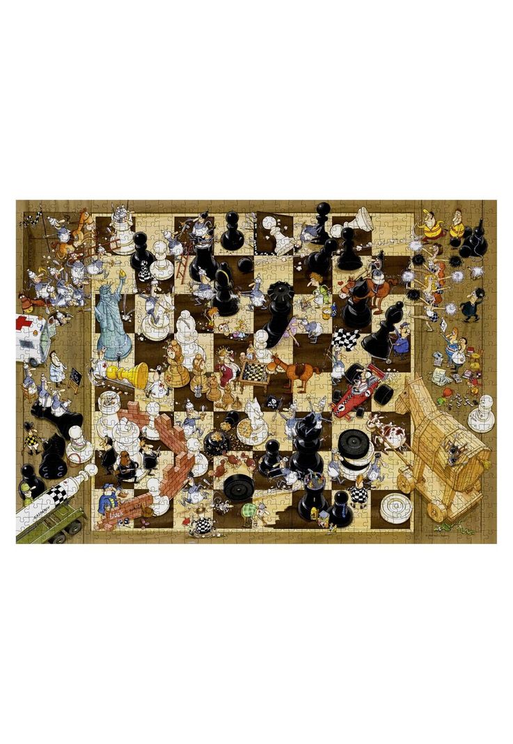 Puzzle Heye 1000 - Black or White-1