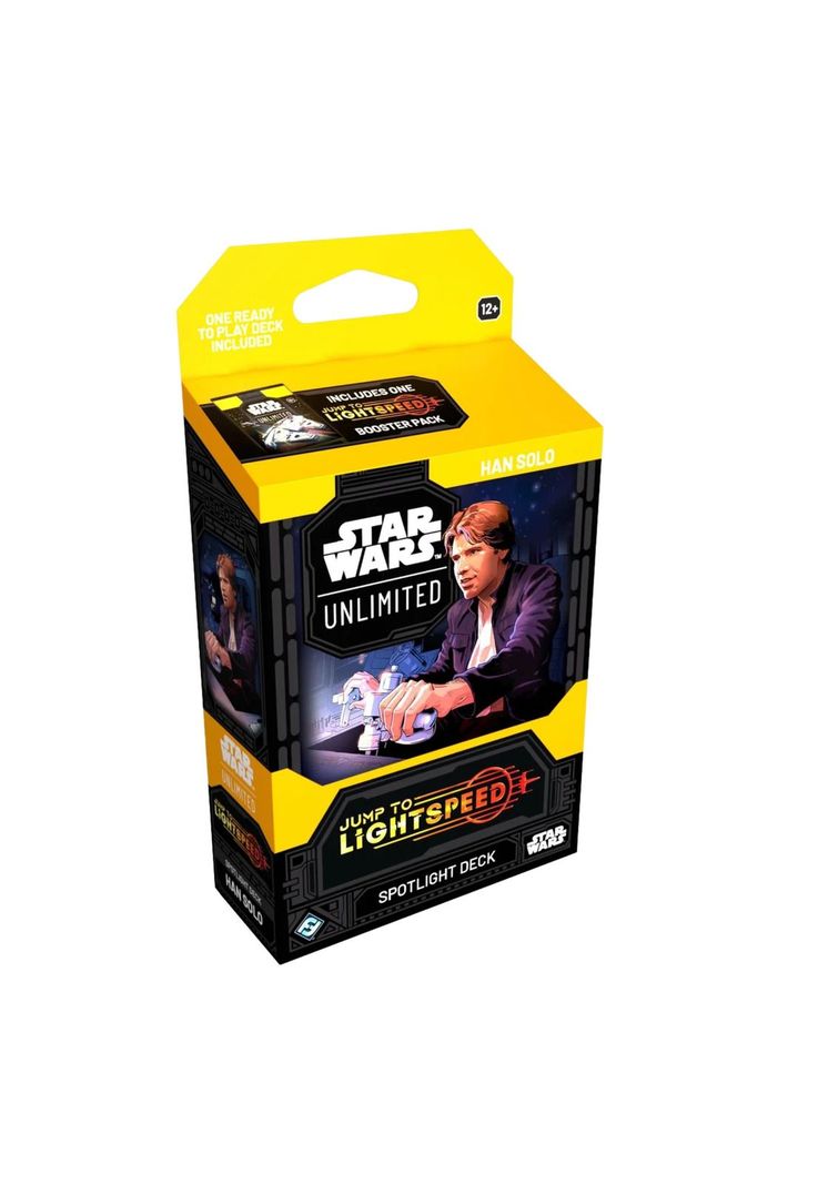 Star Wars Unlimited Jump to Lightspeed Spotlight Han Solo Deck Inglés-0