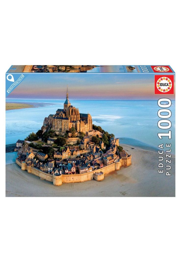 Puzzle Rompecabezas 1000 piezas Mont Saint Michel Educa-0