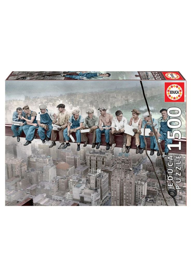 Puzzle Rompecabezas 1500 piezas Almuerzo en Nueva York Educa-0