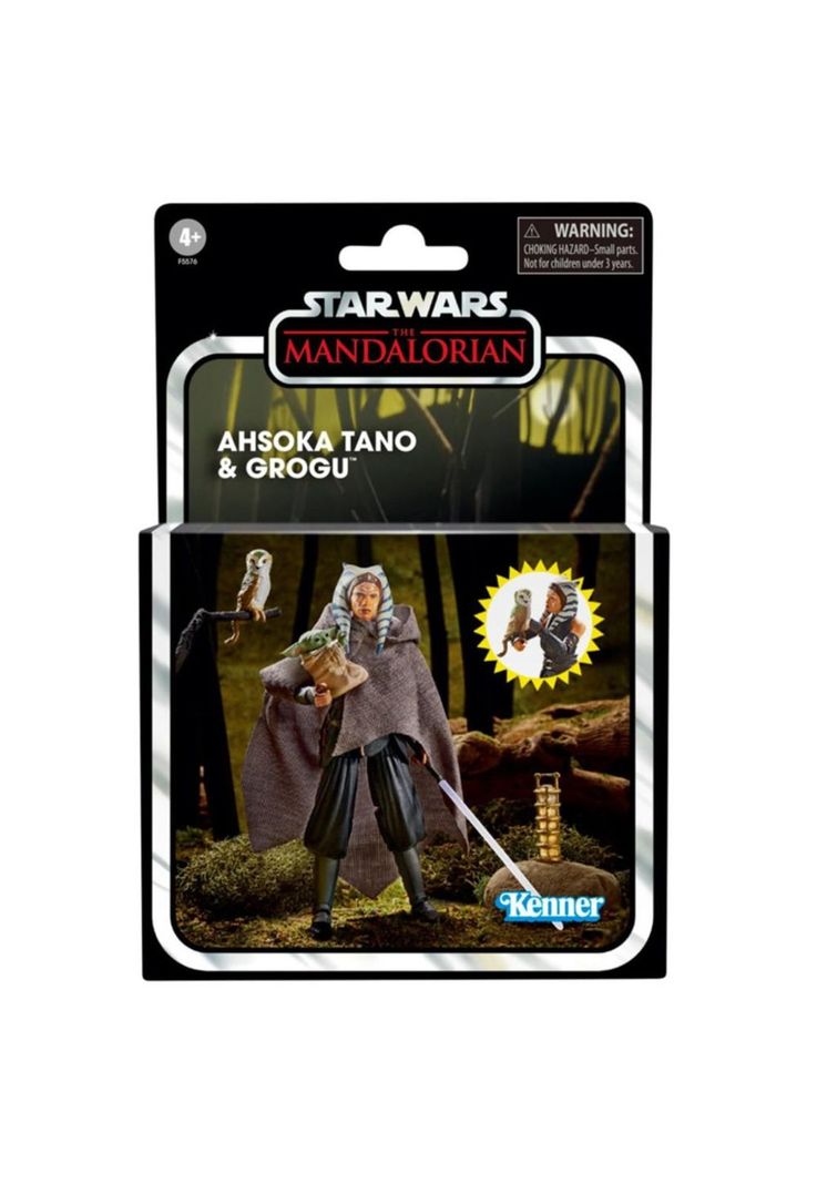 Star Wars Figura Vintage Ahsoka Tano y Grogu-0