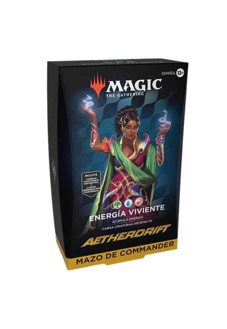 Magic Aetherdrift - Commander Deck Living Energy Español-0