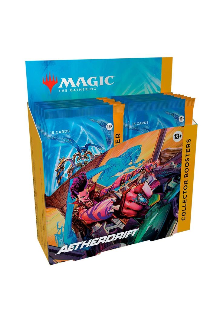 Magic Aetherdrift - Collector Booster Display 12 Sobres Inglés-0