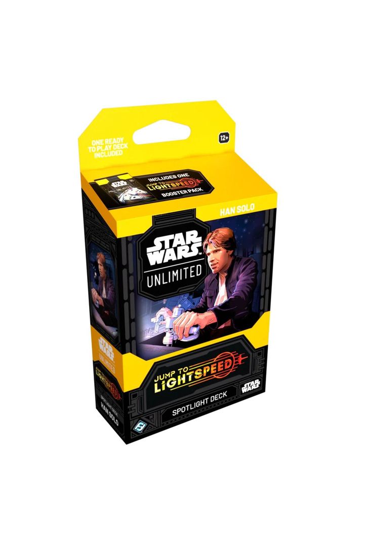 Star Wars Unlimited Jump to Lightspeed Spotlight Han Solo Deck Español-0