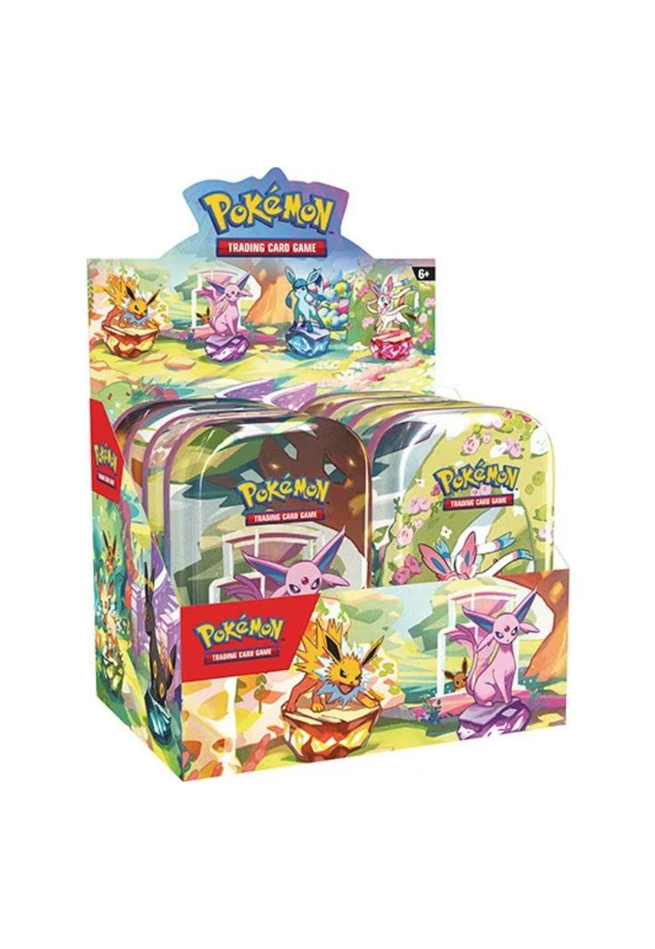 Pokémon Prismatic Evolutions Mini Tin Español-1