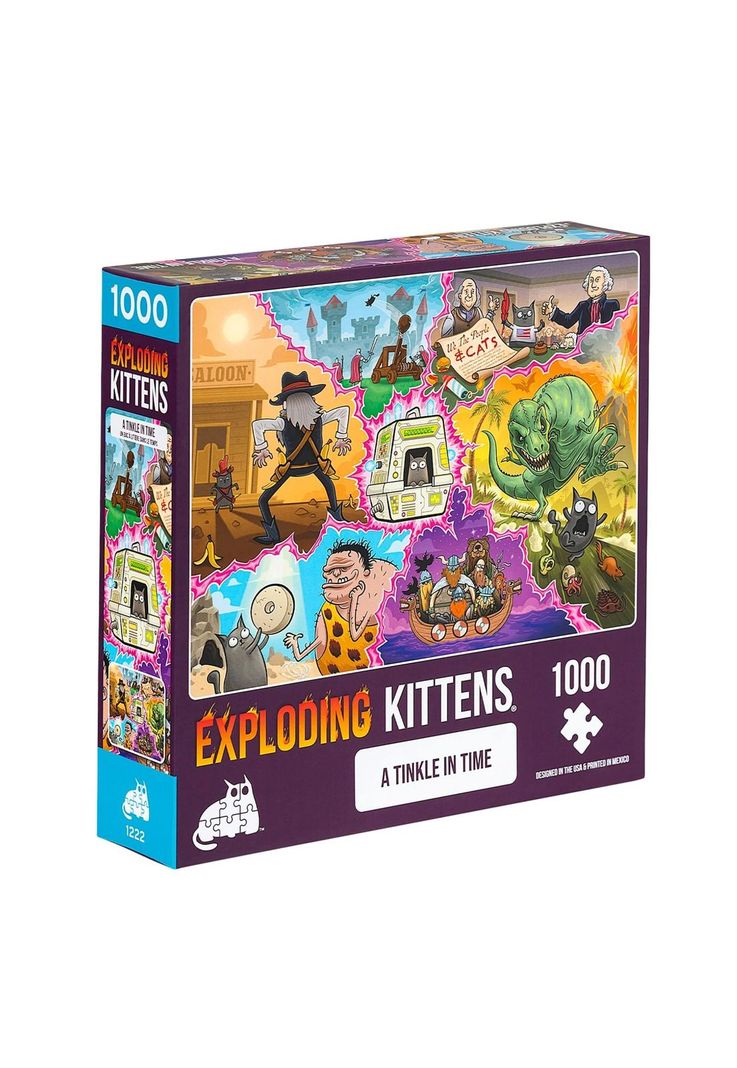 Puzzles Exploding Kittens 1000 piezas: Tinkle in Time-0