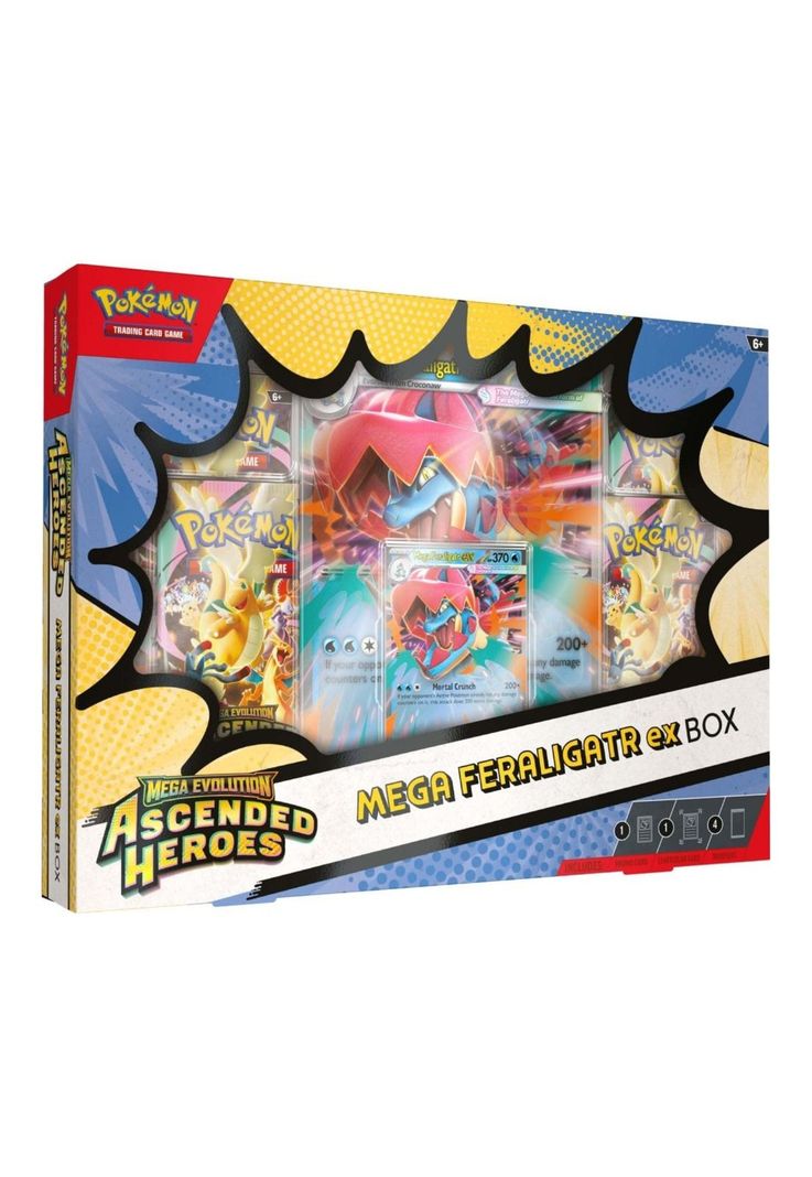 Pokémon Mega Feraligatr ex Box Inglés Pokémon | Paris.cl