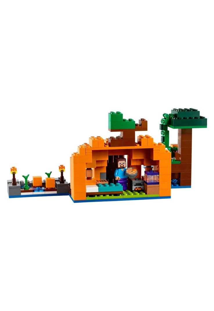Lego Minecraft La Granja Calabaza (21248)-1