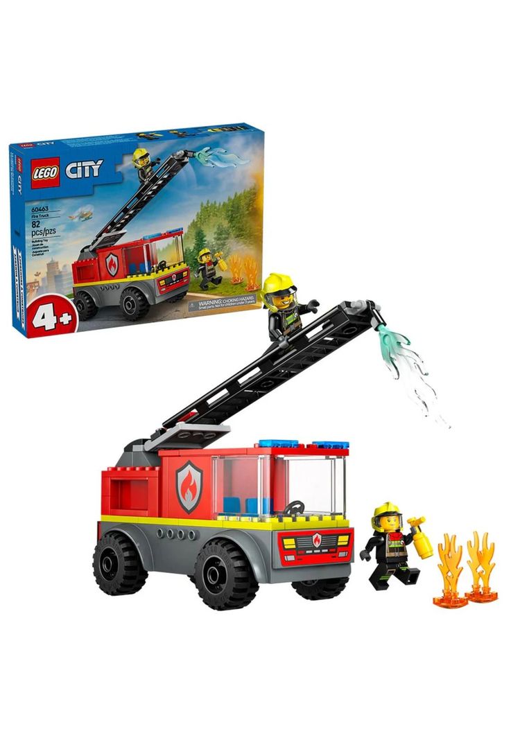 Lego City Camion de Bomberos con Escalera (60463)-2