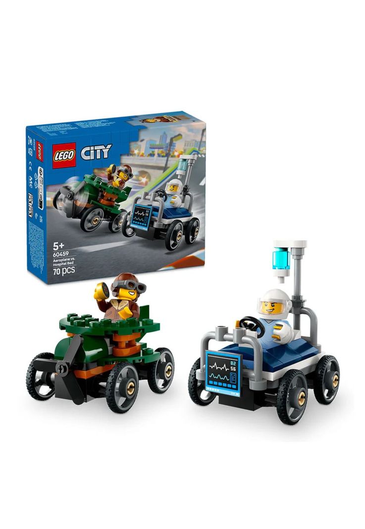Lego City Avión vs Cama de Hospital (60459)-2
