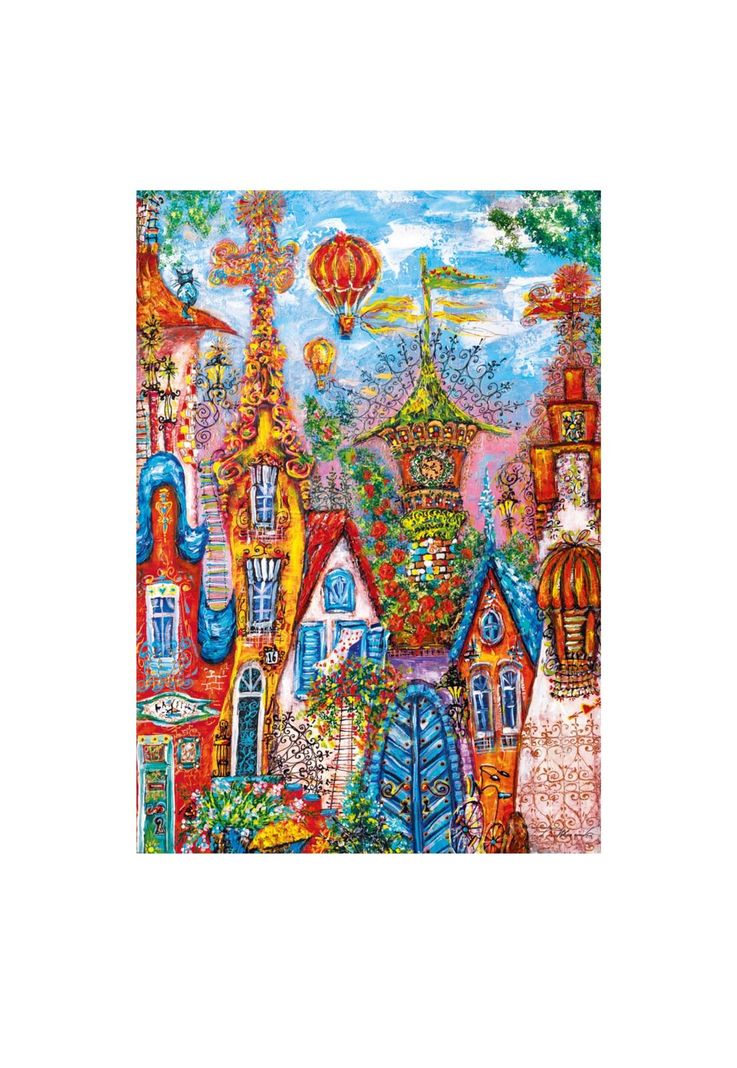 Puzzle Heye 500 - Blue Gate-1