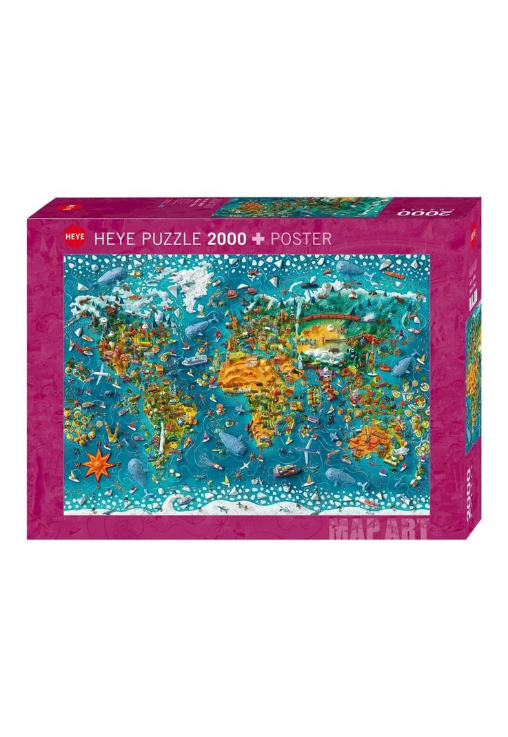 Puzzle Heye 2000 - Miniature World-0