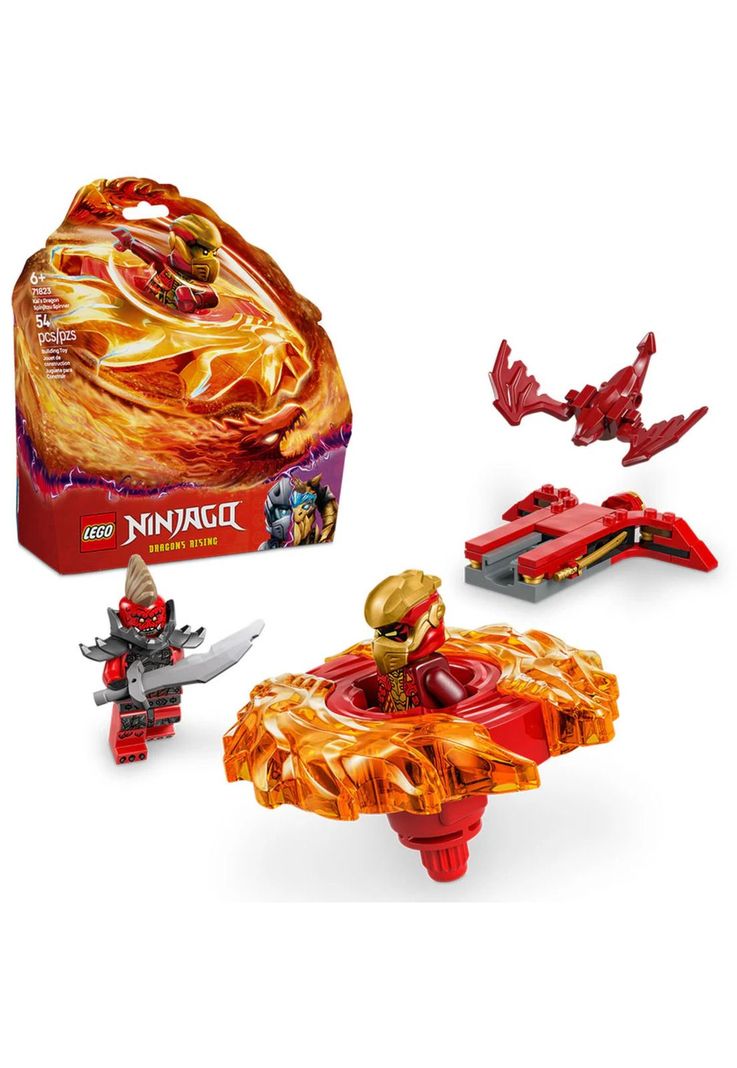 Lego Ninjago Spinner de Spinjitzu del Dragón de Kai (71823)-2