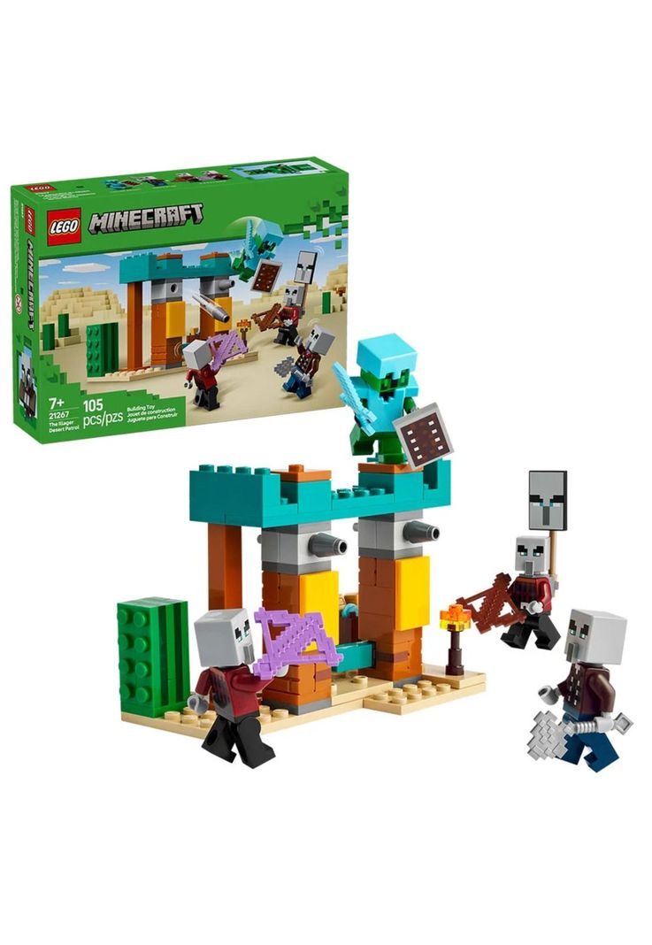 Lego Minecraft La Patrulla del Desierto de los Maldeanos (21267)-2