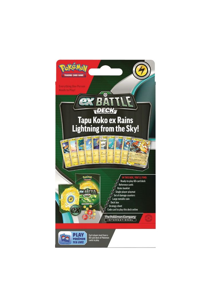Pokémon Tapu Koko ex Battle Deck Español-1