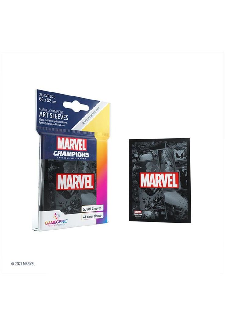 Marvel Champions Sleeves – Marvel Black-1