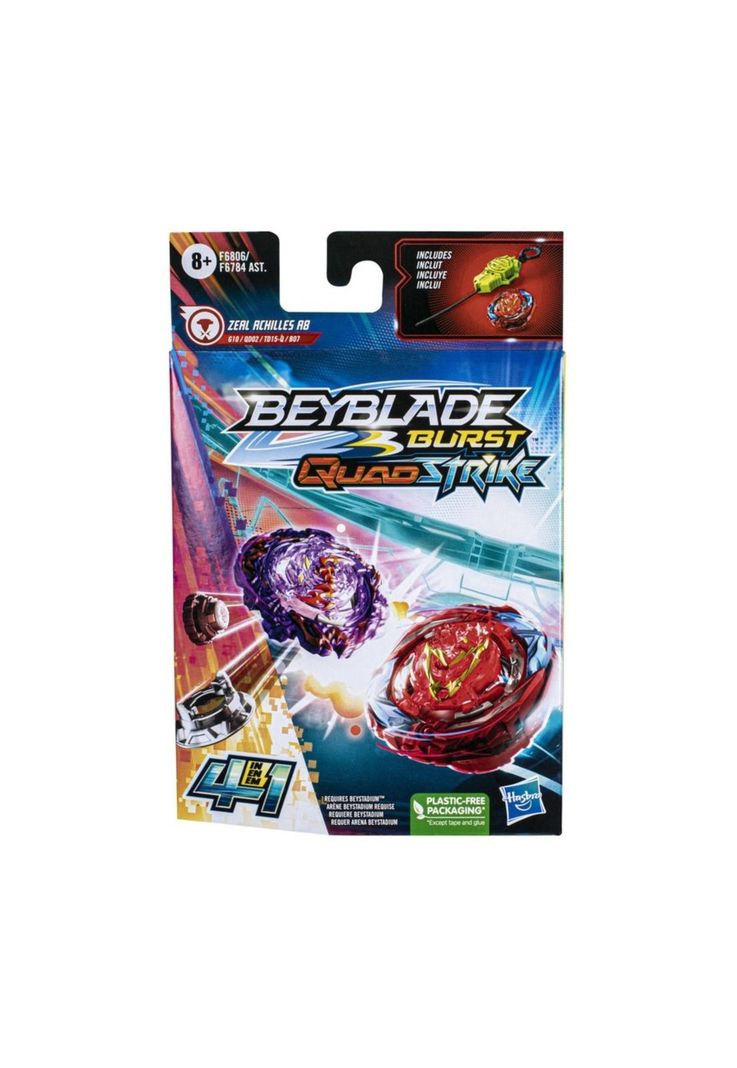 Beyblade Burst Quadstrike Zeal Achilles A8 Hasbro | Paris.cl
