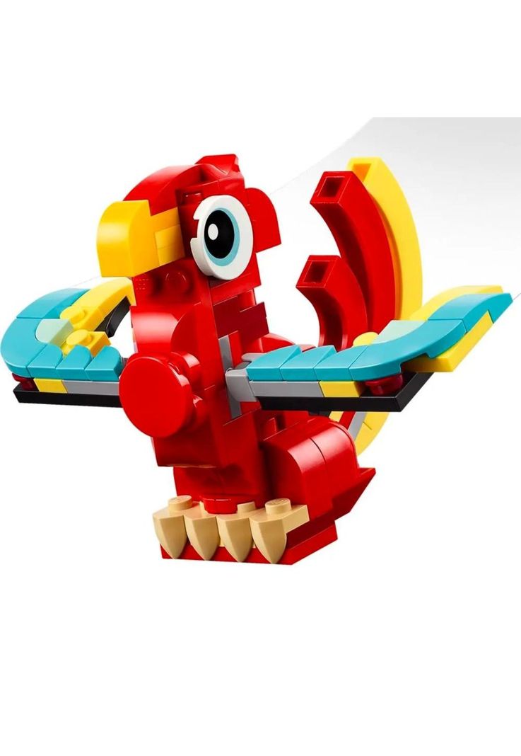 Lego Dragón Rojo-1