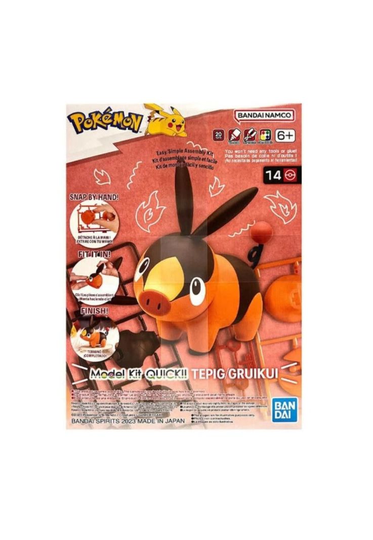 Pokémon Model Kit Quick Tepig-0