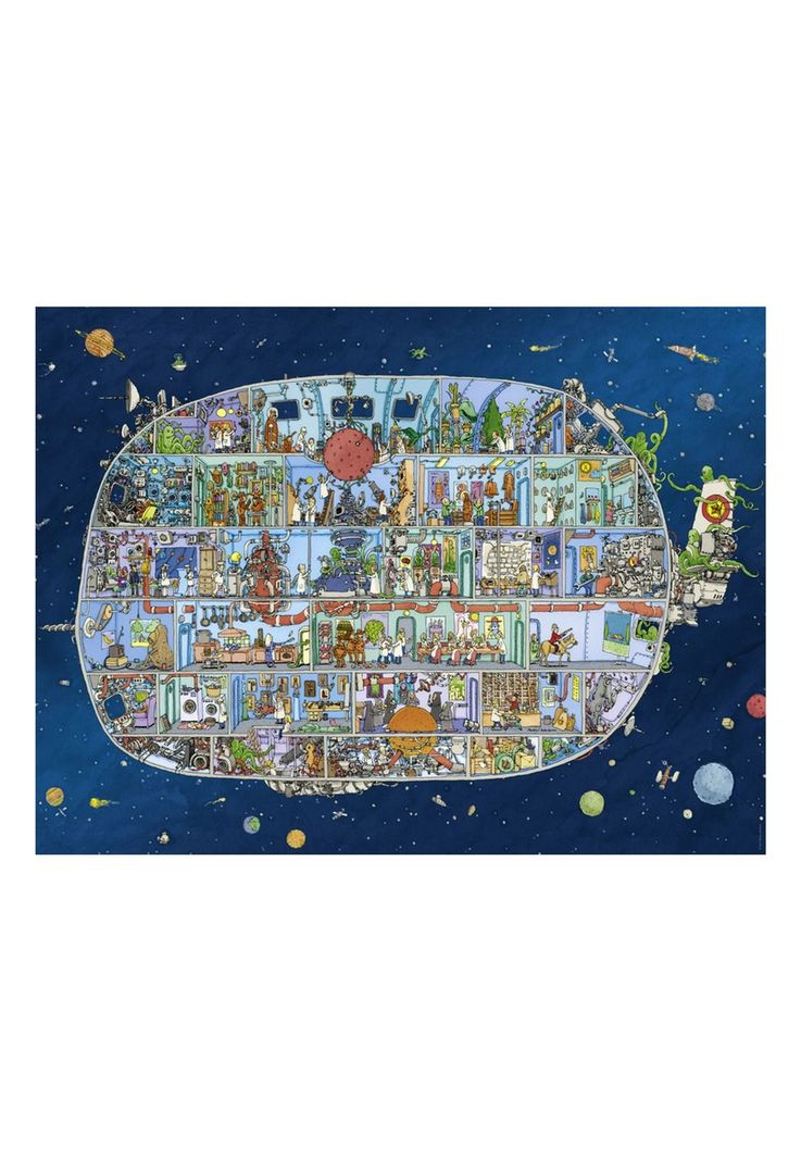 Puzzle Heye 1500 - Spaceship-1