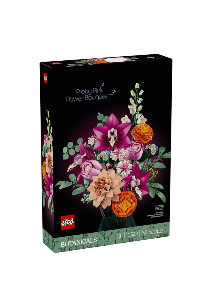 Lego Botanicals Ramo de Flores Fantasía en Rosa (10342)-0
