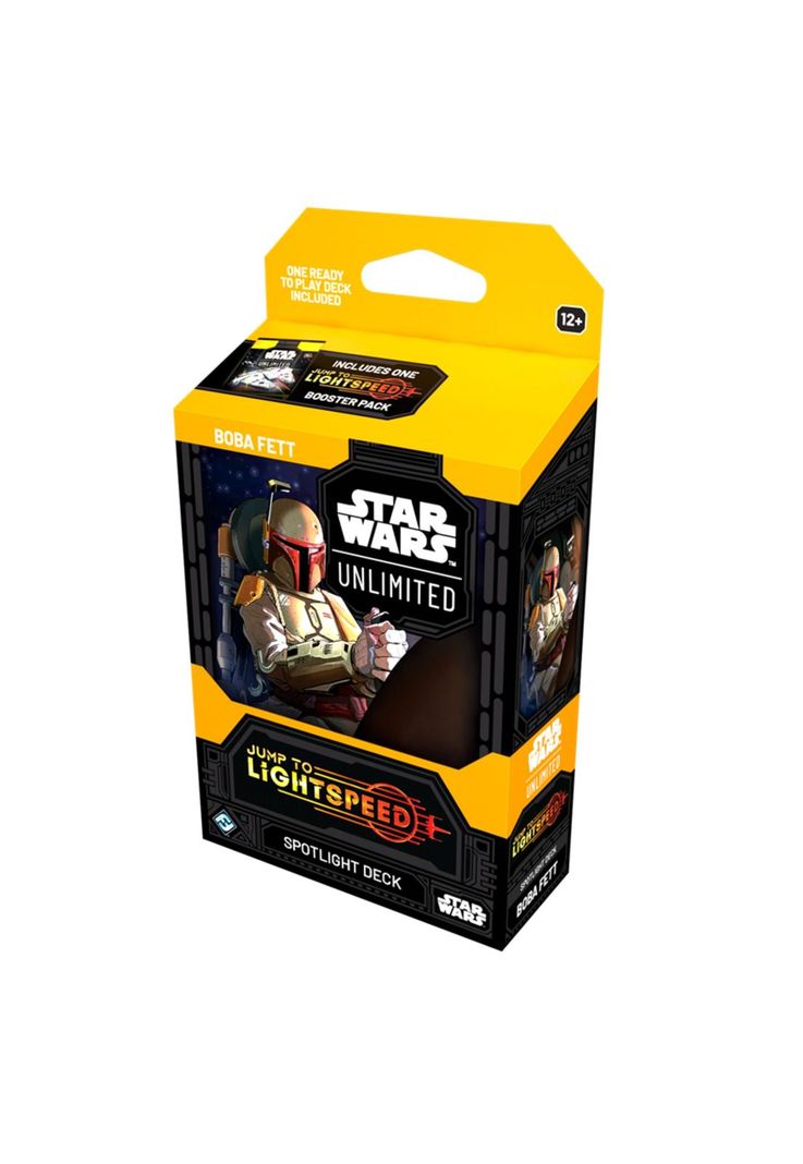 Star Wars Unlimited Jump to Lightspeed Spotlight Boba Fett Deck Español-0