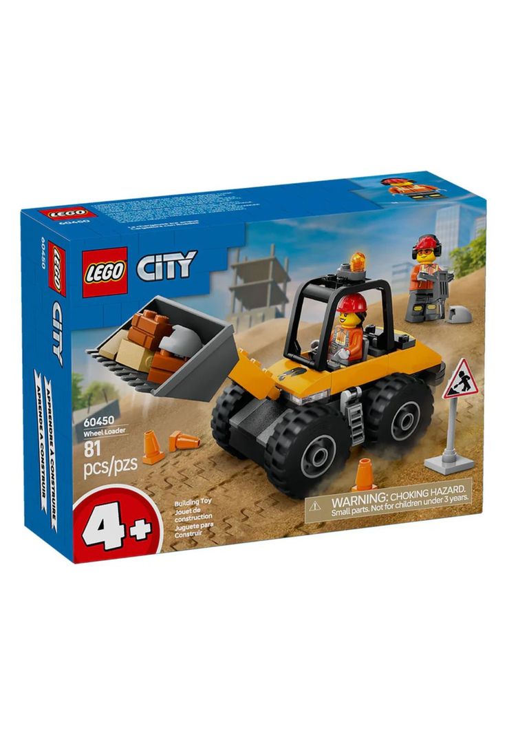 Lego City Cargadora con Ruedas Amarilla (60450)-0
