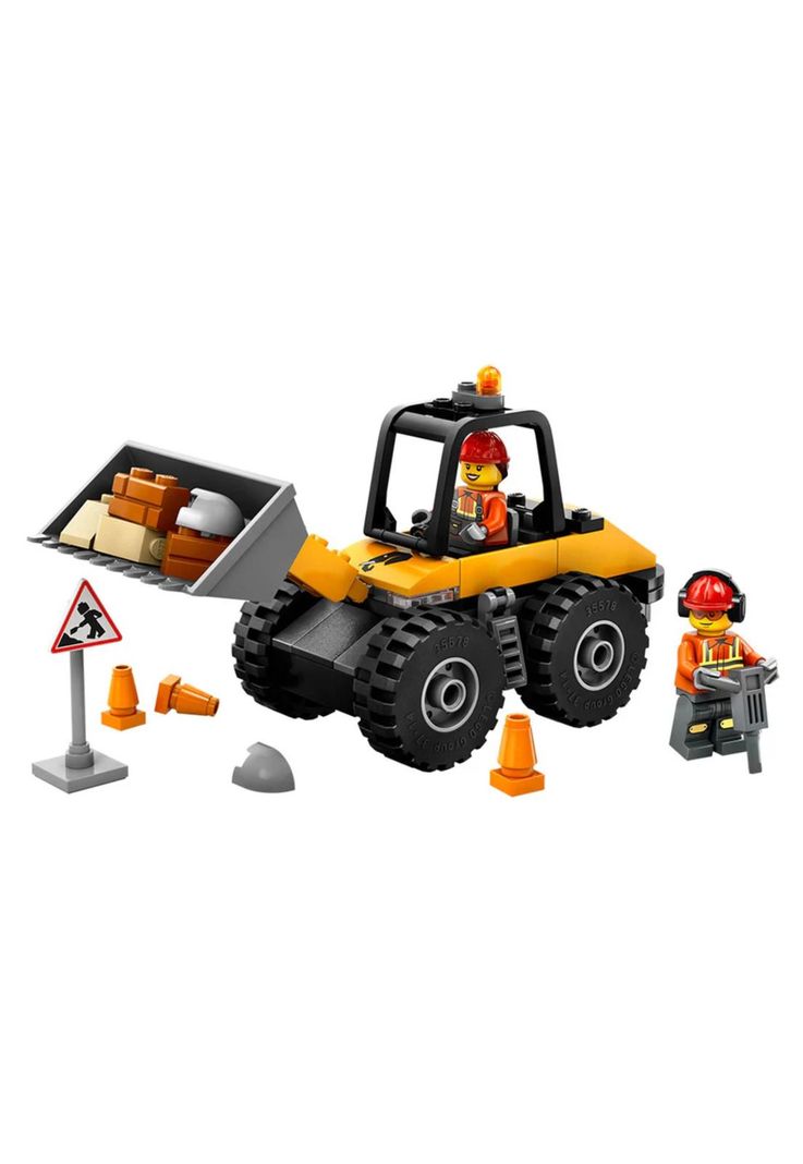 Lego City Cargadora con Ruedas Amarilla (60450)-1