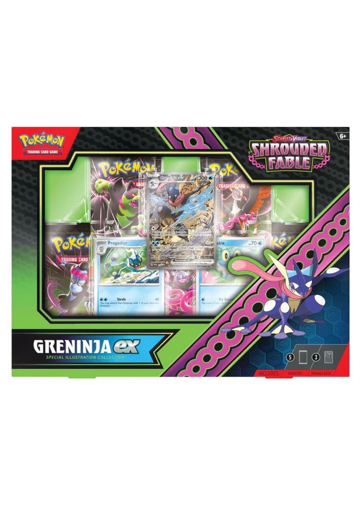 Pokémon Shrouded Fable Greninja ex Special Illustration Collection Español-1