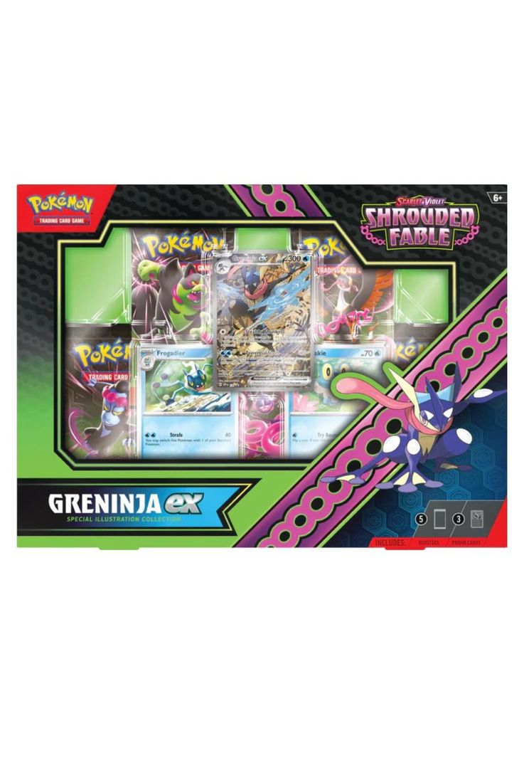Pokémon Shrouded Fable Greninja ex Special Illustration Collection Español-0