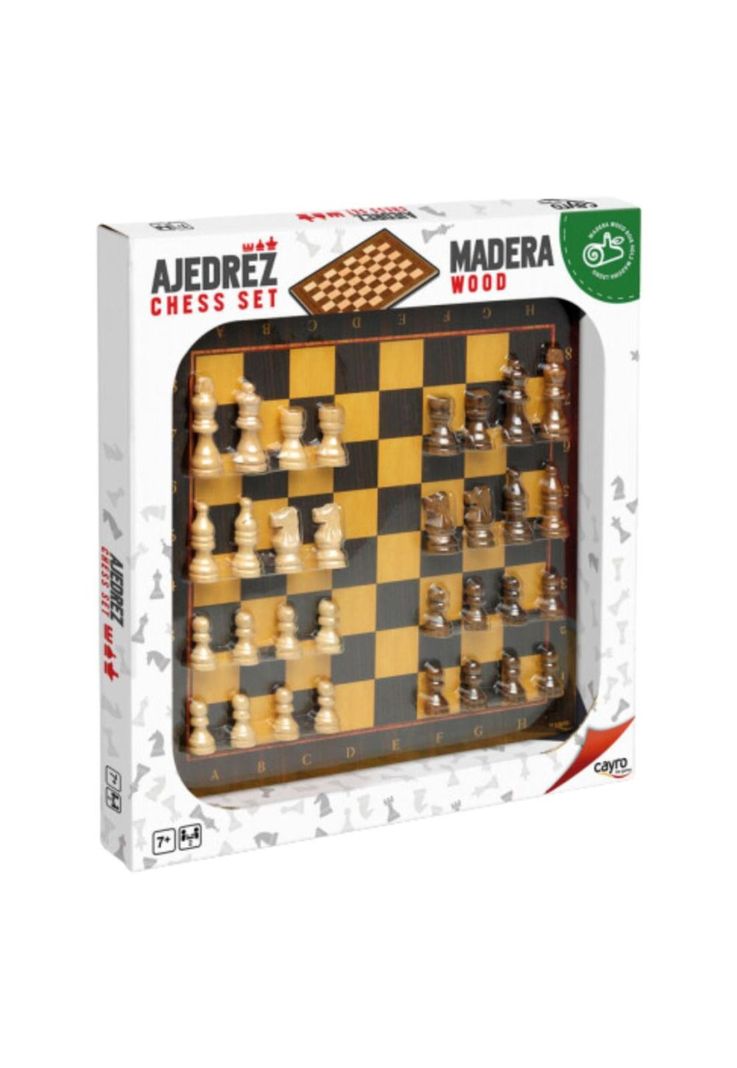 Ajedrez Cayro 33 x 33 cm Madera-0