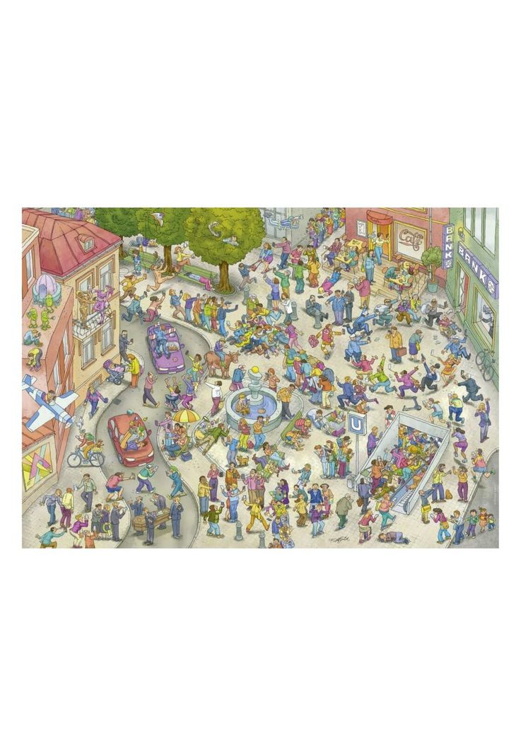 Puzzle Heye 1000 - Mobile Zombies-1