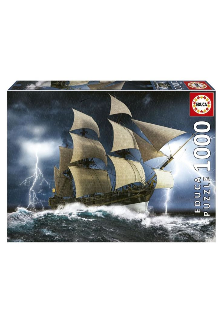 Puzzle Rompecabezas 1000 piezas Tormenta Perfecta Educa-0