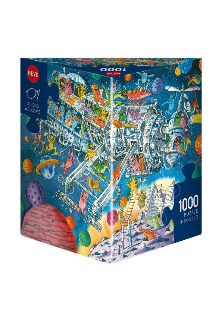 Puzzle Heye 1000 - Aliens Welcome!-0