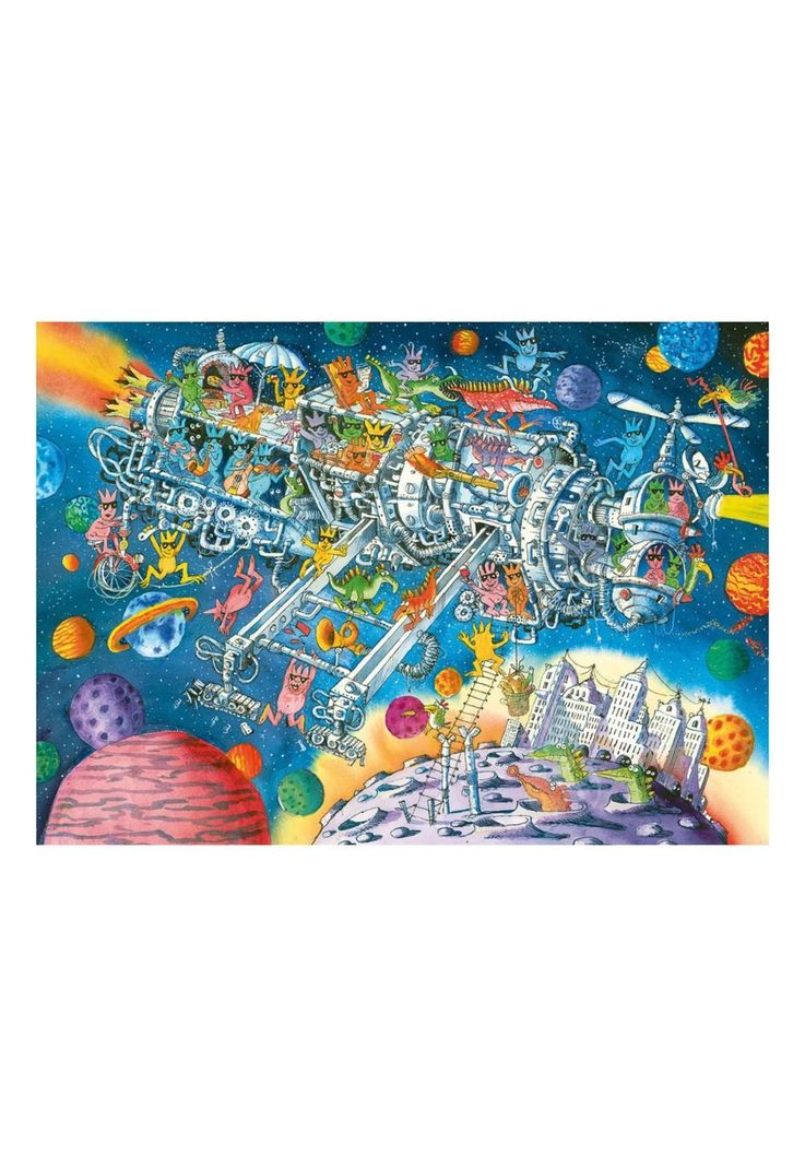 Puzzle Heye 1000 - Aliens Welcome!-1